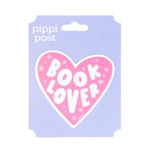 Book Lover Heart Sticker